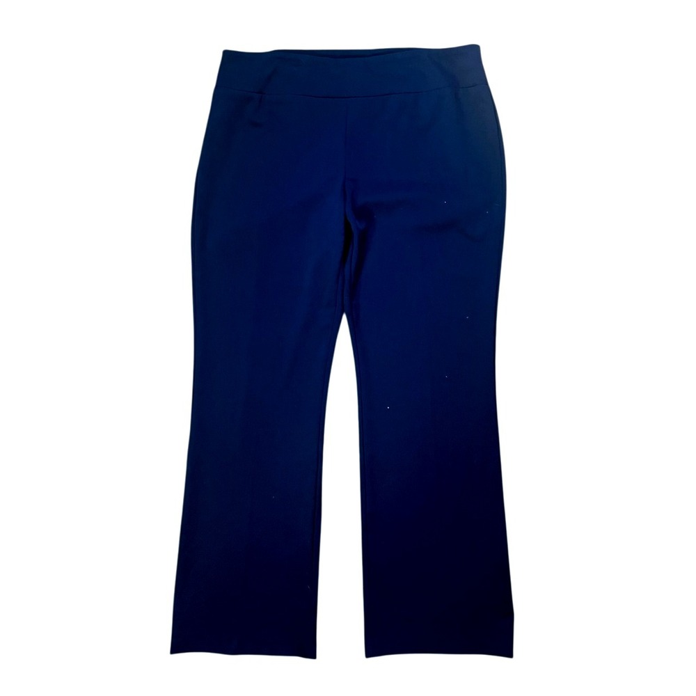 Tribal Women's Black Pull On Dress Pants 14 Waist 36" Inseam 32.5"